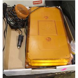 1 RECTANGULAR & 1 ROUND MAGNETIC BEACONS