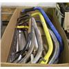Image 1 : BOX OF ASSORTED HAND SAWS