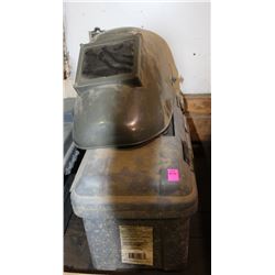 TOOL BOX WITH CONTENTS & WELDING MASK