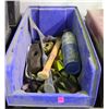 Image 1 : BIN WITH ASSORTED TOOLS
