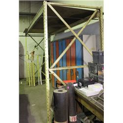 PALLET RACK SECTION, 12FT WIDE X 7-1/2FT TALL