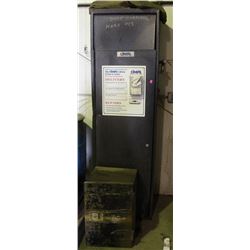 COVERALL LAUNDRY CABINET & SMALL METAL CABINET