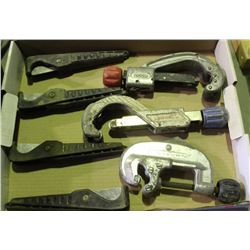 FLAT OF ASSORTED PIPE CUTTERS