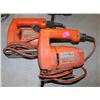 Image 1 : LOT OF 2 BLACK & DECKER ELECTRIC JIGSAWS