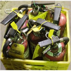 TOTE OF 6 FIRE EXTINGISHERS