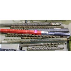 LARGE LOT  OF VARIOUS DRILL BITS