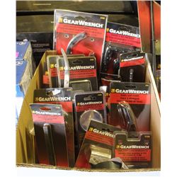 BOX OF NEW GEAR WRENCH ASSORTED TOOLS