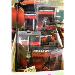 BOX OF NEW GEAR WRENCH ASSORTED TOOLS