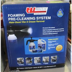 NEW FOAMING PRE-CLEANING SYSTEM