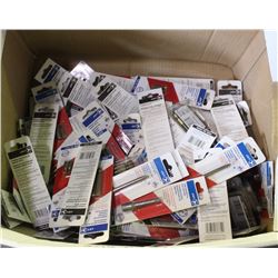 BOX OF VARIOUS NEW JET DRILL BITS