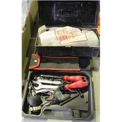 EYE WASH KIT AND VARIOUS TOOLS