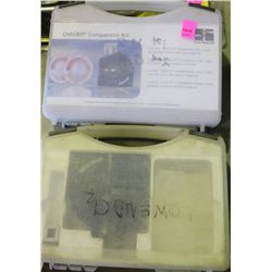 LOT OF 2 CHECKIT COMPARATOR KITS