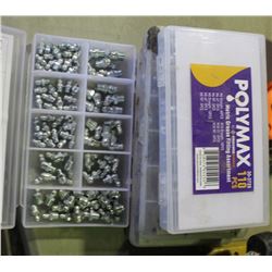 4 CASES OF ASSORTED IMPERIAL GREASE FITTINGS