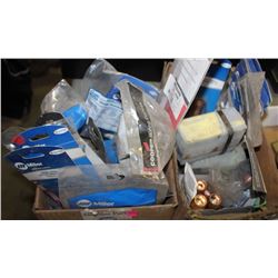 TWO BOXES OF VARIOUS TRUCK PARTS & FITTINGS