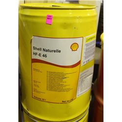 20.2KG PAIL OF SHELL NATURELLE HF03 46 HYDRAULIC