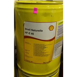 20.2KG PAIL OF SHELL NATURELLE HF03 46 HYDRAULIC