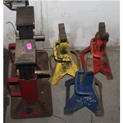 LOT OF FIVE JACK STANDS
