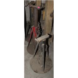 LOT OF 3 METAL STANDS