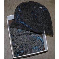 BOX OF VARIOUS SIZED CARGO BUNGEE NETS