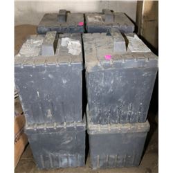 LOT OF 4 PARTS TOTES WITH CONTENTS