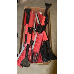 BOX OF NEW TRUCK SNOW BRUSHES