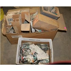 2 BOXES OF ASSORTED PRESSURE RELIEF VALVE REPAIR KITS