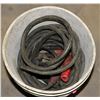 Image 1 : PAIL WITH HEAVY DUTY BOOSTER CABLES