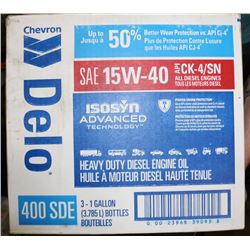 CASE OF DELO HD DIESEL ENGINE OIL, SAE 15W-40