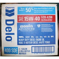 CASE OF DELO HD DIESEL ENGINE OIL, SAE 15W-40