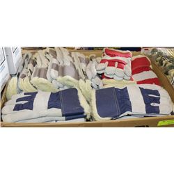 LARGE BOX OF NEW INSULATED WORK GLOVES