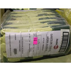 BUNDLE OF NEW 12 INSULATED LEATHER WORK GLOVES