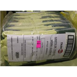 BUNDLE OF 12 NEW INSULATED LEATHER WORK GLOVES