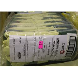 BUNDLE OF 12 NEW  INSULATED LEATHER WORK GLOVES