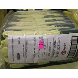 BUNDLE OF 12 NEW  INSULATED LEATHER WORK GLOVES