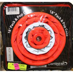 NEW CORTINA 18" FOUR PACK OF POP UP CONES