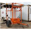 Image 1 : PORTABLE TRAILER, TRAFFIC DIRECTION LIGHT SIGN