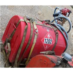 600 LITRE GAS TANK WITH FILL-RITE PUMP