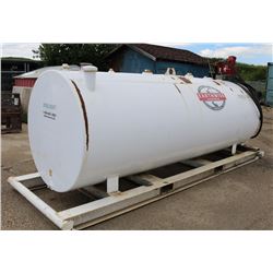 4000 LITRE LARGE GAS TANK WITH FILL-RITE PUMP