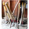 Image 1 : LARGE LOT OF PICKAXE'S & WATER SHUTOFF STICKS