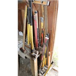 LARGE LOT OF SLEDGE HAMMERS