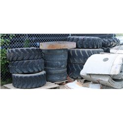 LARGE LOT OF ASSORTED TIRES
