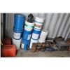 Image 1 : LOT OF ASSORTED FITTINGS, SHACKLES, BUCKETS, GAS