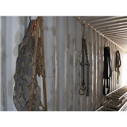 LOT OF VARIOUS CHAINS, SEALS & SLINGS