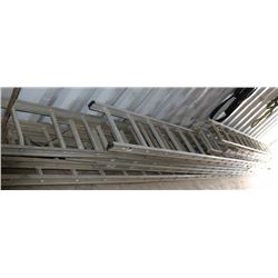 LARGE LOT OF ALUMINUM LADDERS