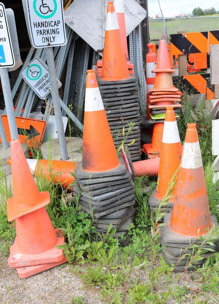 LARGE LOT OF PYLON CONES Kastner Auctions