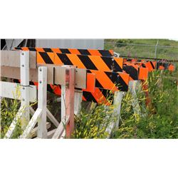 LARGE LOT OF BARRIER SIGNS