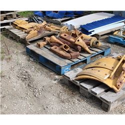 3 PALLETS OF CAT ATTACHEMENTS