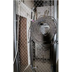 LOT OF CABLE AND HOSES