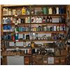 Image 1 : SHELF CONTENTS, INCLUDES VARIOUS OILS, GREASE,