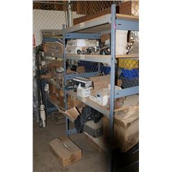 SHELF WITH CONTENTS,INCLUDES BRAKE PARTS, BRAKE